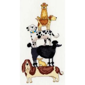 XKM02 Dog Stack 18x34 cm