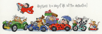 XMS02 Happiness is a Way of Life 60x20 cm