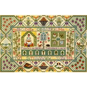 XS11 Peaceful Garden 51x34 cm