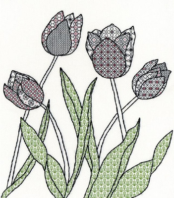 XBW08 Tulipánok 29x33 cm