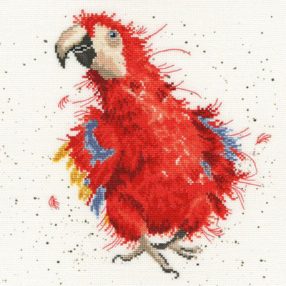 XHD26  Parrot On Parade 26x26 cm