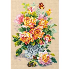 ci-100-021 Tea roses 24x34 cm