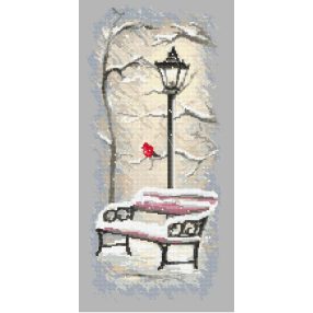 10153 Winter bench 25x50 cm