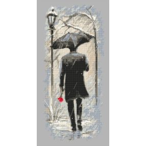 10154 Winter meeting 25x50 cm