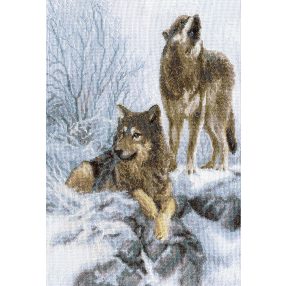 pan-1014 Howling Wolf 29x38,5 cm