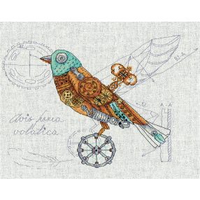 pan-1871 Clockwork Bird 28x22 cm
