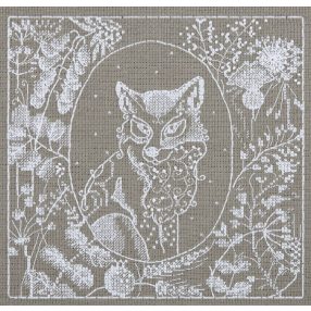 pan-1950 White Lace - Fox 16x16,5 cm