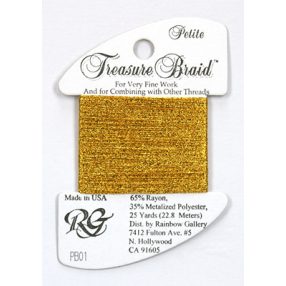 PB01 Petite Treasure Braid Bright Gold