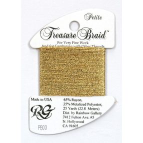 PB03 Petite Treasure Braid Gold