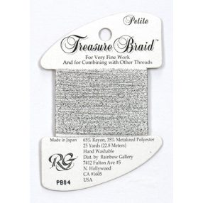 PB04 Petite Treasure Braid Silver