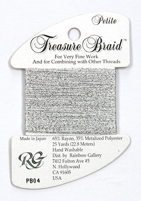 PB04 Petite Treasure Braid Silver