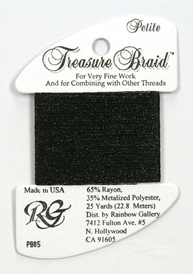 PB05 Petite Treasure Braid Black