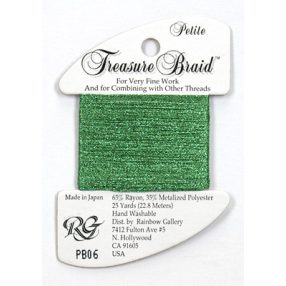 PB06 Petite Treasure Braid Green