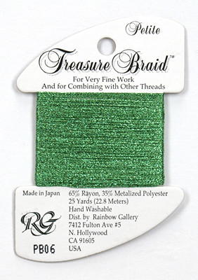 PB06 Petite Treasure Braid Green