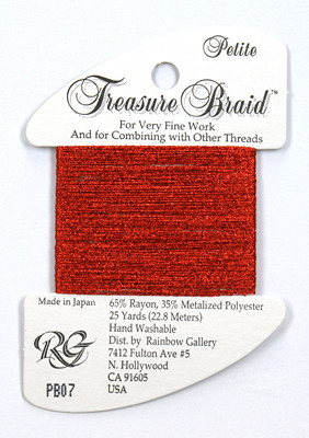 PB07 Petite Treasure Braid Red