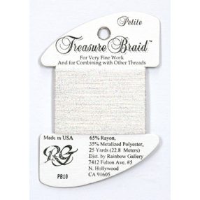 PB10 Petite Treasure Braid White Pearl