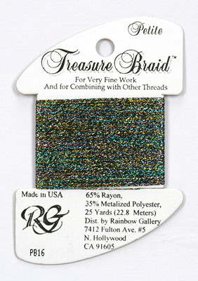 PB16 Petite Treasure Braid Confetti Dark