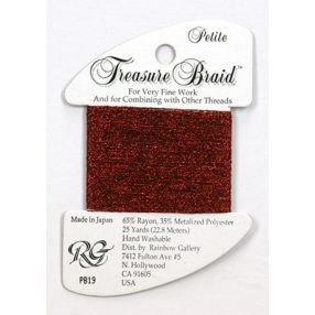 PB19 Petite Treasure Braid Ruby