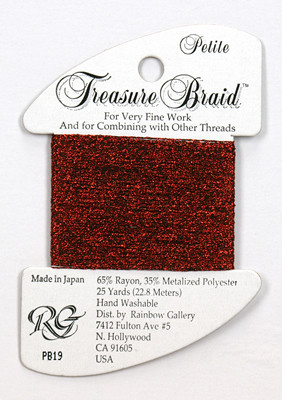 PB19 Petite Treasure Braid Ruby