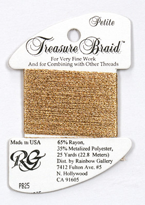 PB25 Petite Treasure Braid Old Gold