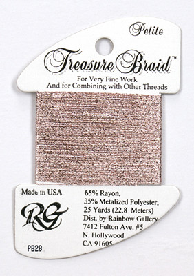 PB28 Petite Treasure Braid Powder Pink