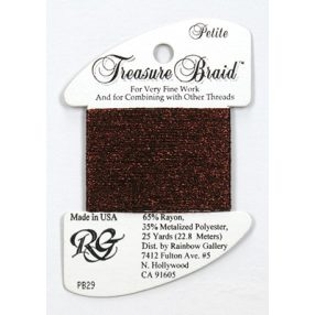 PB29 Petite Treasure Braid Burgundy