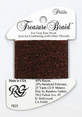 PB29 Petite Treasure Braid Burgundy