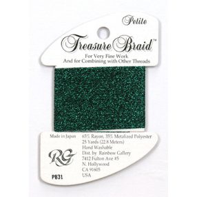 PB31 Petite Treasure Braid Emerald