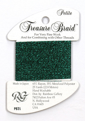 PB31 Petite Treasure Braid Emerald