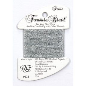 PB32 Petite Treasure Braid Silver Grey