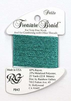 PB43 Petite Treasure Braid Turqoise