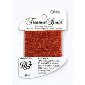 PB44 Petite Treasure Braid Autumn Red