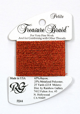 PB44 Petite Treasure Braid Autumn Red