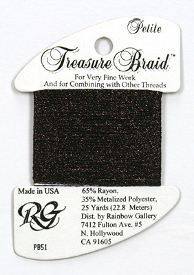 PB51 Petite Treasure Braid Dark Chocolate