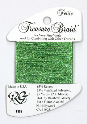 PB52 Petite Treasure Braid Lighter Green