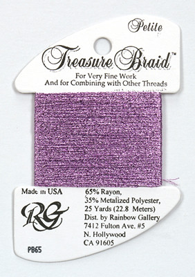 PB65 Petite Treasure Braid Lite Violet