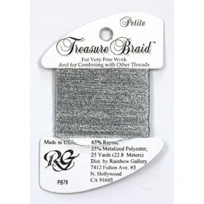PB70 Petite Treasure Braid Silver Grey