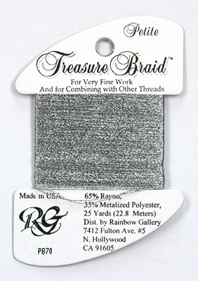 PB70 Petite Treasure Braid Silver Grey