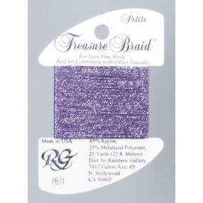 PB71 Petite Treasure Braid Orchid