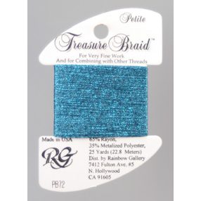 PB72 Petite Treasure Braid Agaen Blue