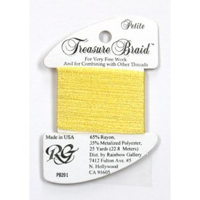 PB201 Petite Treasure Braid Pearl Yellow