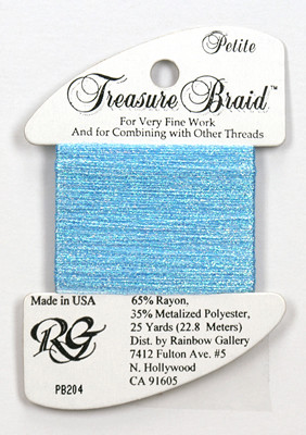 PB204 Petite Treasure Braid Pearl Blue