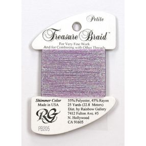 PB205 Petite Treasure Braid Pearl Amethyst