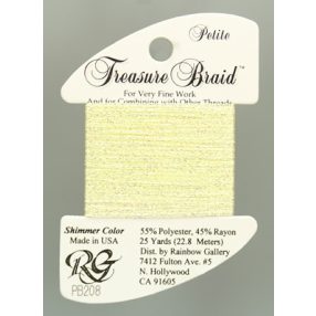 PB208 Petite Treasure Braid Lemon Mist