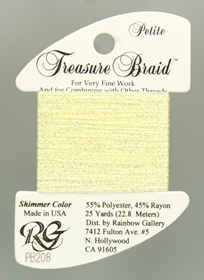 PB208 Petite Treasure Braid Lemon Mist