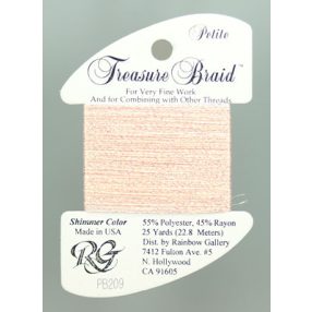 PB209 Petite Treasure Braid Pink Carnation