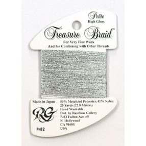 PH02 Petite Treasure Braid High Gloss Silver