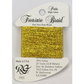 PH04 Petite Treasure Braid High Gloss Bright Gold