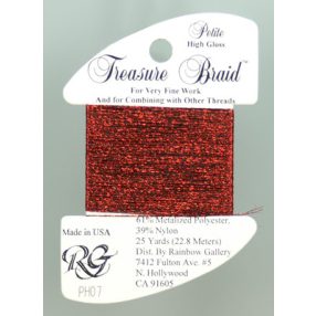 PH07 Petite Treasure Braid High Gloss Christmas Red