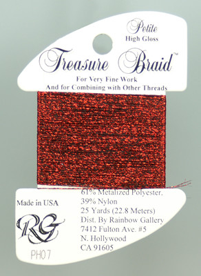 PH07 Petite Treasure Braid High Gloss Christmas Red